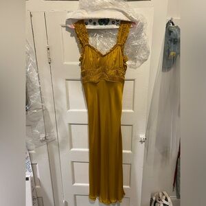 ASTR the Label - Mustard Yellow Enola dress - Size S